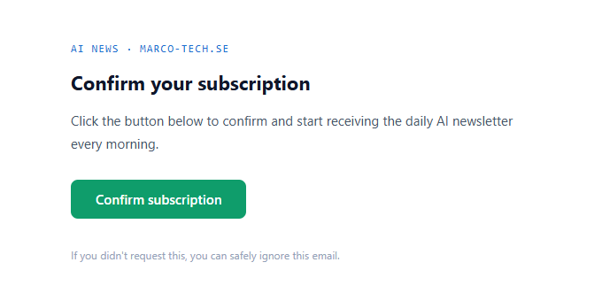 AI News automation screenshot 5