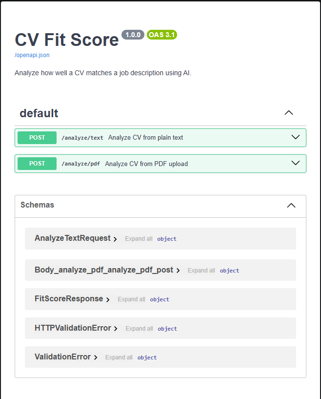 CV Fit Score screenshot 4