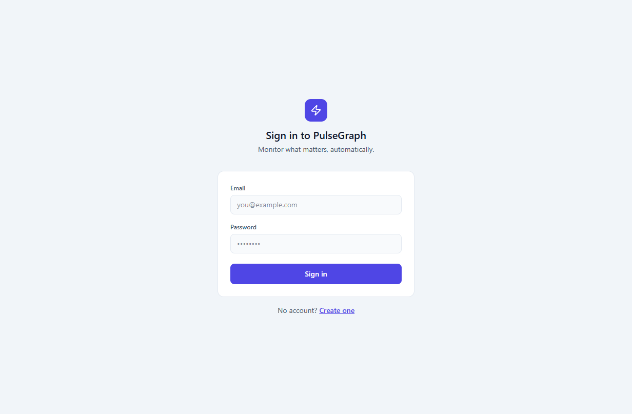 PulseGraph screenshot 1
