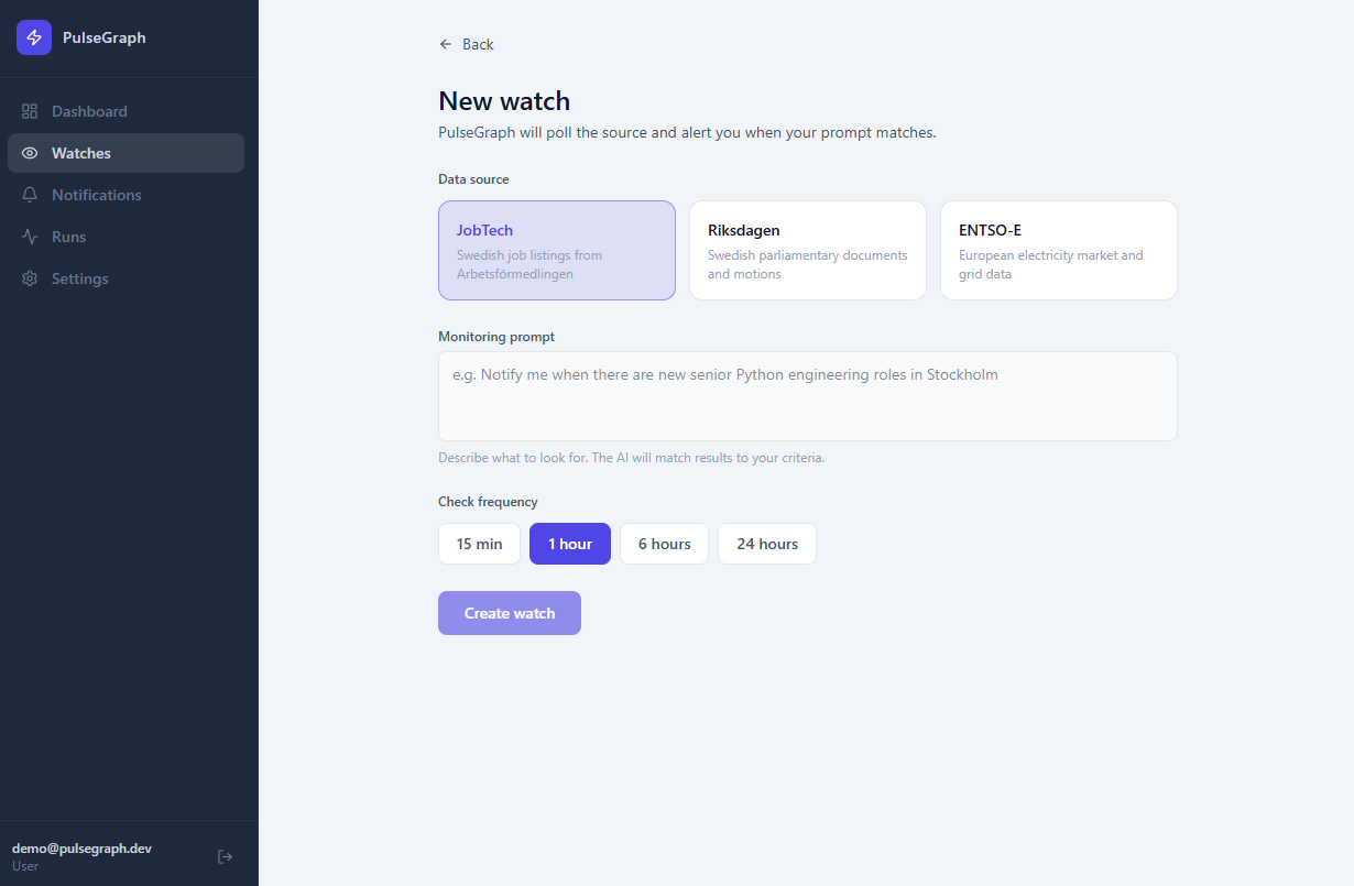 PulseGraph screenshot 3