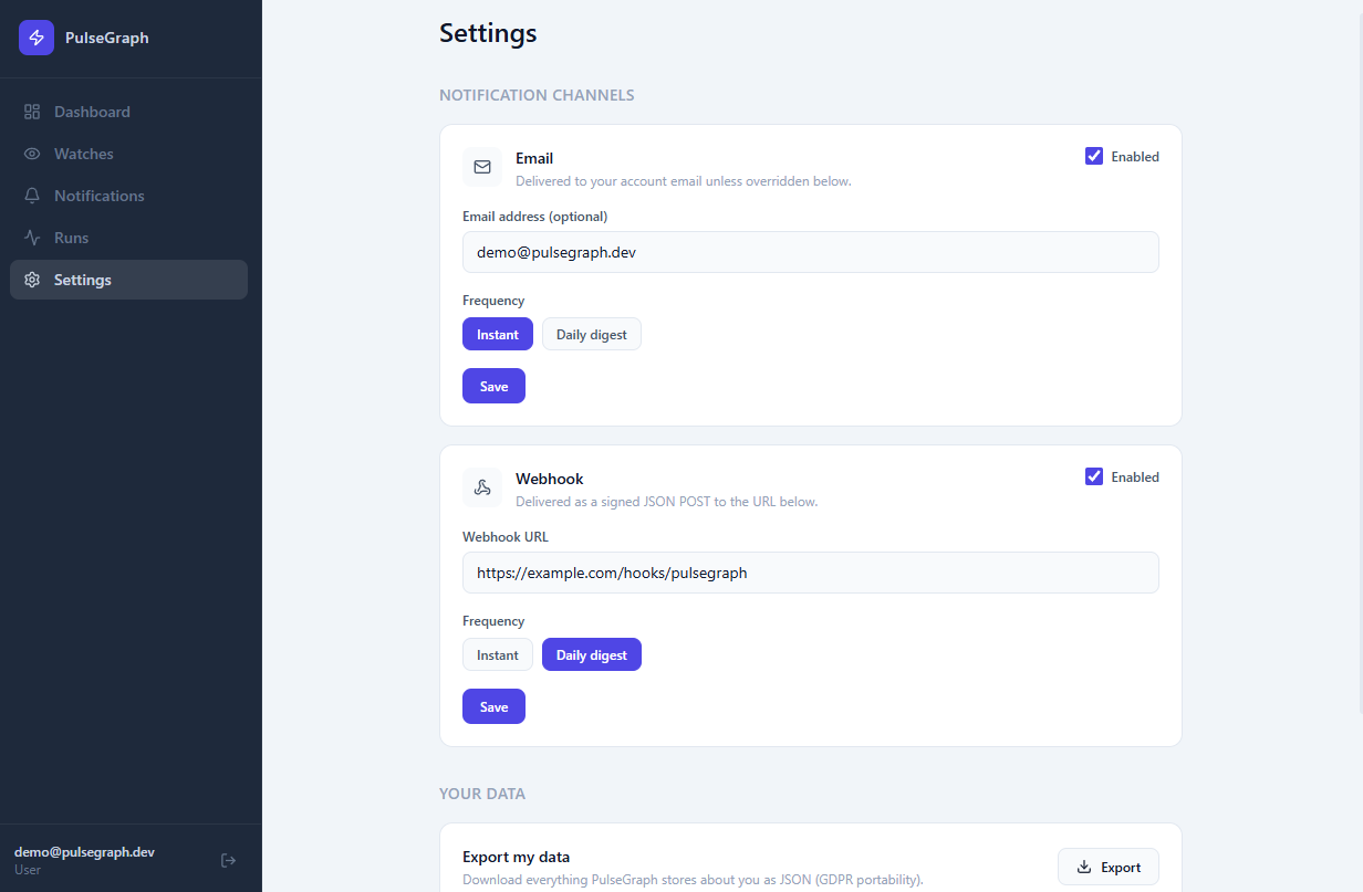 PulseGraph screenshot 8